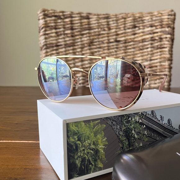 KREWE TCHOUP BLINKER 24K + Matte Oyster - Double Metal Bridge - Sold Out - Picture 5 of 10